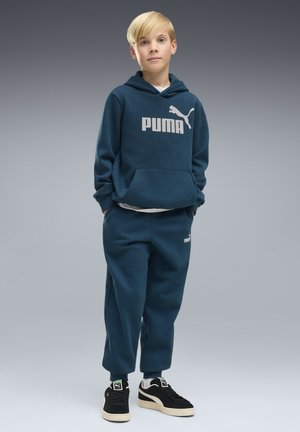 Puma, ESS NO. 1 LOGO HOODIE FLEECE BOYS - Φούτερ με κουκούλα - midnight petrol