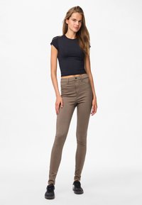 Pieces PCHIGH NOOS - Jeggings - morel