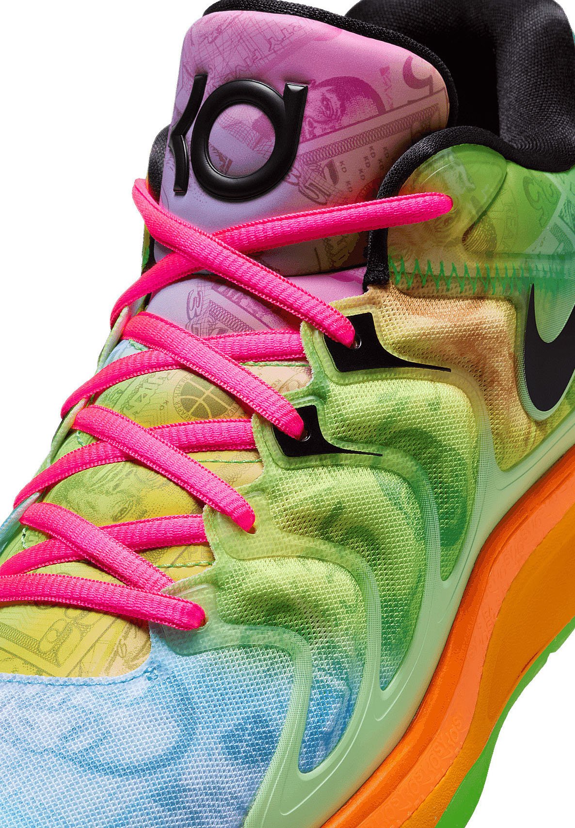 Nike Performance KD17 - Zapatillas de baloncesto - gelbblaurosa