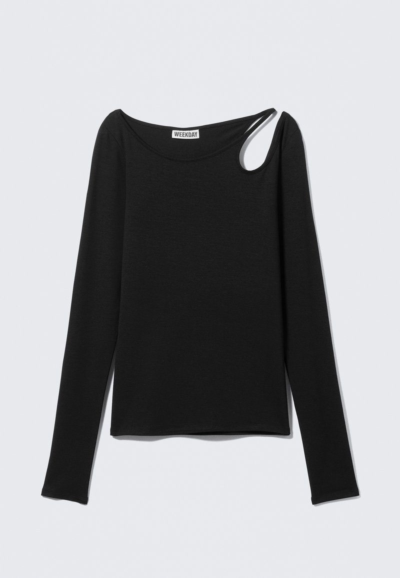 Weekday Maglietta a manica lunga - black