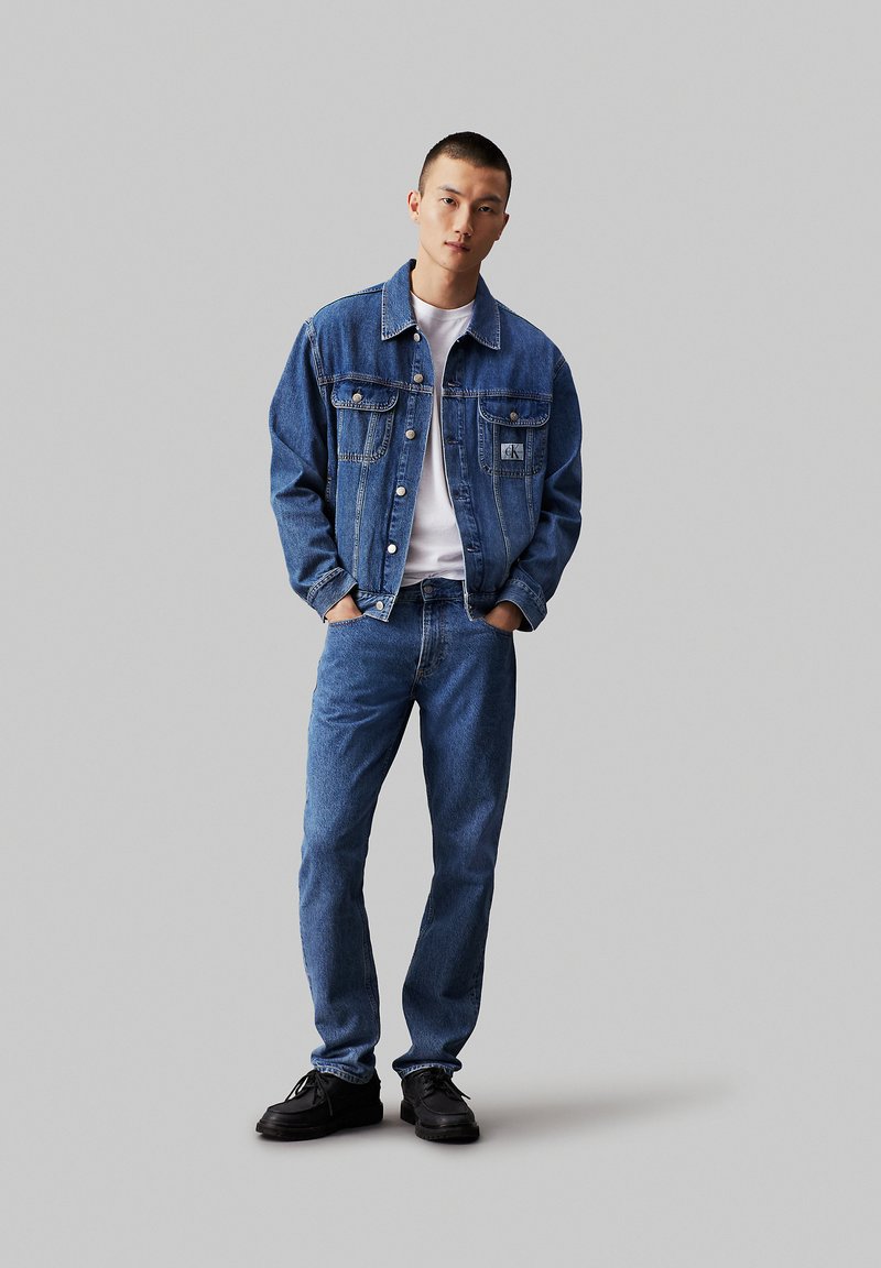 Calvin Klein Jeans REGULAR - Teksajakk - denim medium