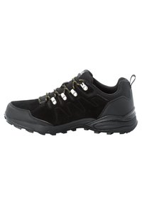 Jack Wolfskin - REFUGIO TEXAPORE LOW M - Promenadskor - phantom / burly yellow xt Miniatyrbild 1