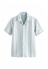 REGULAR FIT - TEXTURED STRIPE - Pluus - blue