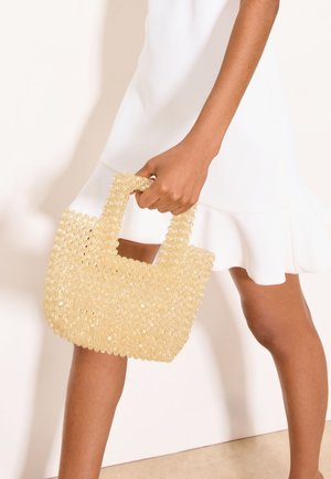 Lipsy, BEADED TOP - Kabelka - butter yellow