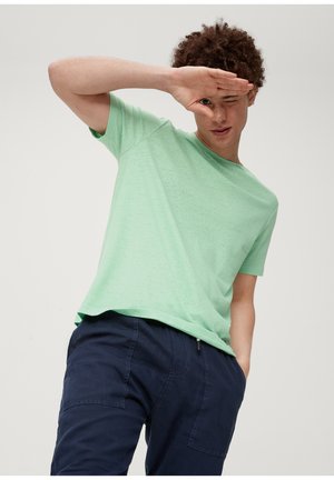 QS, T-shirt basic - hellgrün