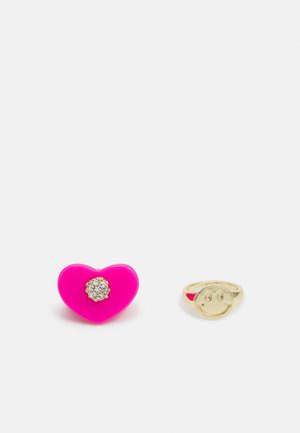 ASTRID 2 PACK - Anel - gold-coloured/prism pink