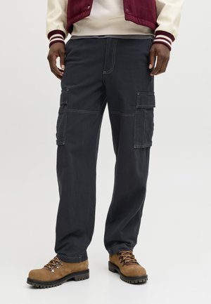 Jack & Jones Kareiviško stiliaus kelnės - black