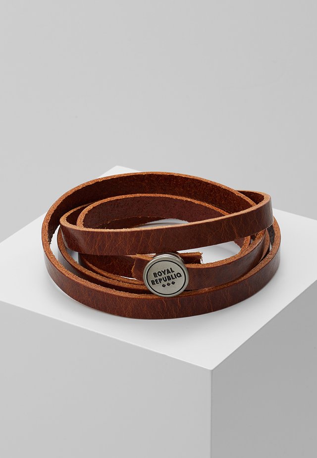 SPIRAL BRACELET - Armbånd - cognac