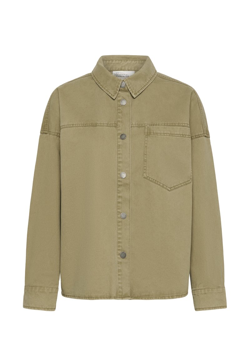 My Essential Wardrobe MWLISVA - Button-down blouse - light capers ...