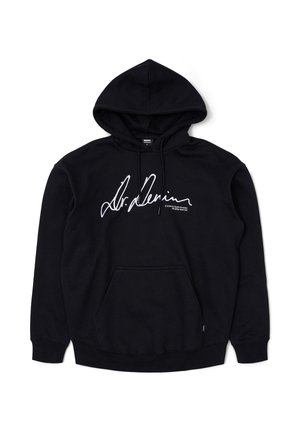 DAMIEN  - Jersey con capucha - black script