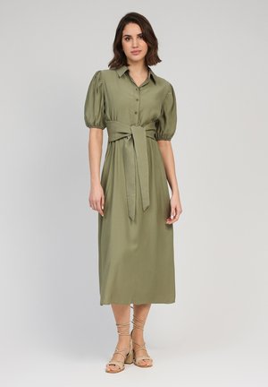 AN'GE Robe chemise - militaire