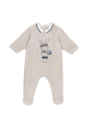 Chicco, NAPPY OPENING BABYSUIT - Tutina - beige