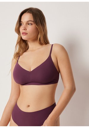 Calzedonia, INVISIBLE BONDING BUSTIER - Bikinitop - burgundy
