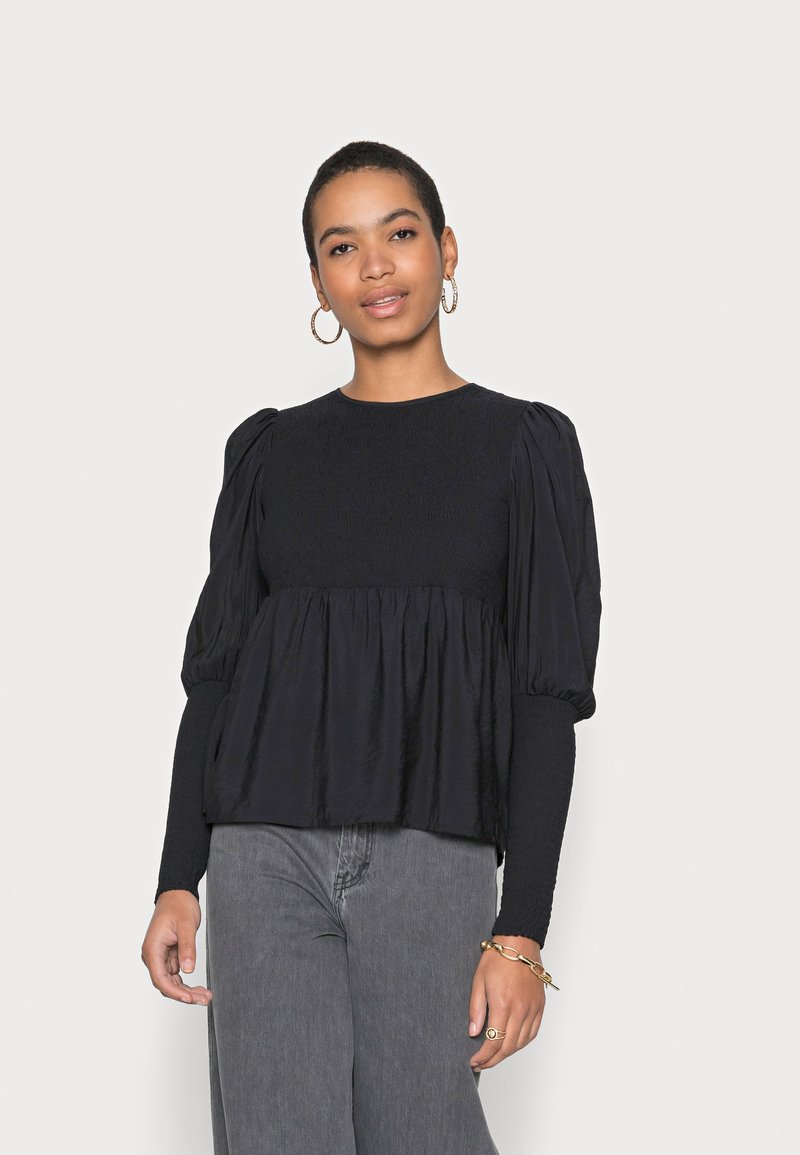 Gestuz MORIANA SOLID BLOUSE - Blusa - black