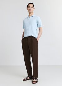 Calliope RELAXED UNITA - Stoffhose - cacao