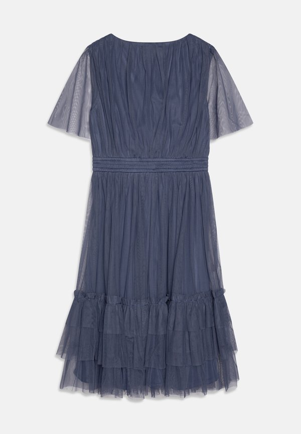 FLUTTER SLEEVE RUFFLE MIDI DRESS - Cocktail dress / Party dress3