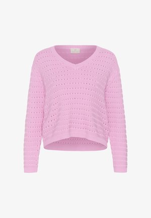 Kaffe, KAMETTA - Jersey de punto - pink frosting