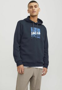 Jack & Jones Jersey con capucha - navy blazer