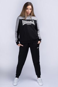 Lonsdale LURGAN - Pantaloni sportivi - black/grey