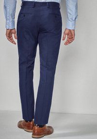 Next SUIT TROUSERS SKINNY FIT - Hlače - blue