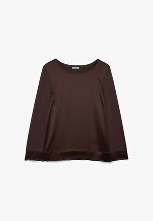 Fiorella Rubino, T-SHIRT BIMATERICA - Bluse - marrone