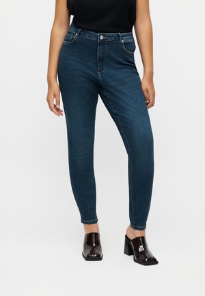 Vero Moda Curve, Skinny fit VMSOPHIA High rise - Džínsy skinny fit - dark blue denim