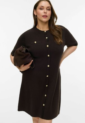 AWCPICCO - Strikket kjole - chocolate torte