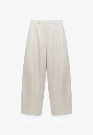 ADOLFO DOMINGUEZ, Trousers - stone