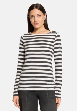 Betty & Co, RINGELSHIRT - Long sleeved top - grau weiß