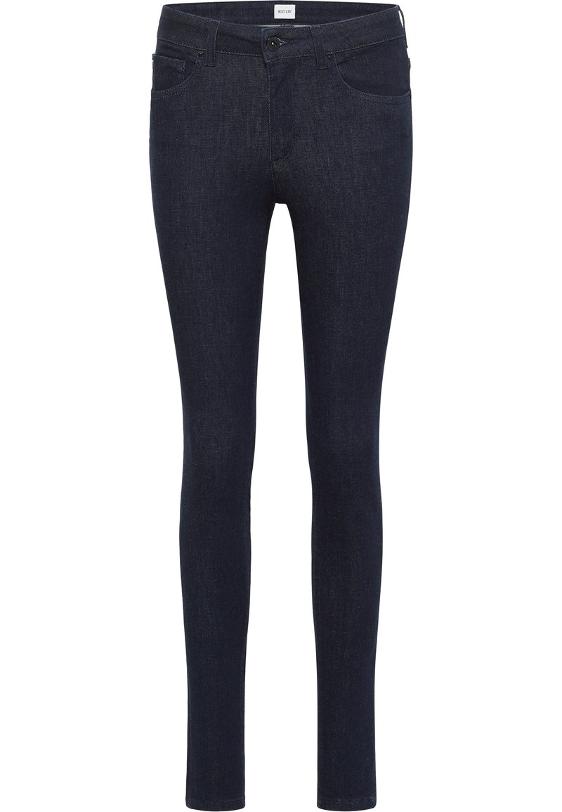 mustang Slim fit jeans donkerblauw