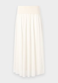 FOLCO - Maxi skirt - bianco