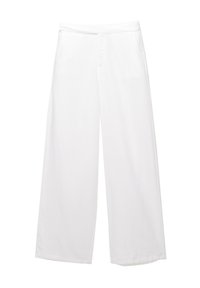 RUSTIC WITH CROSSOVER WAIST - Trousers - white