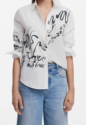 Košilová halenka  - white