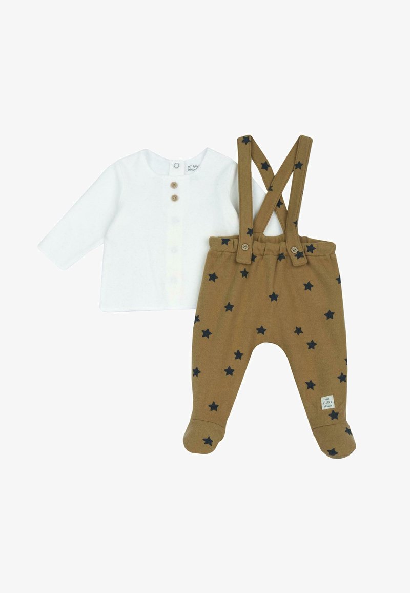 Chicco OUTFIT - Latzhose - white