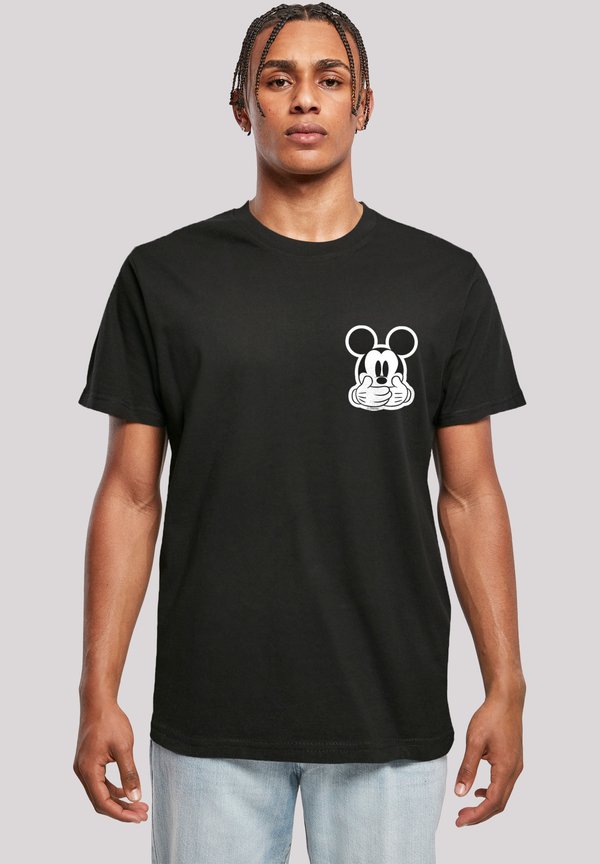 DISNEY MICKEY MOUSE DONT SPEAK POCKET  - T-Shirt print
