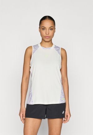 PADEL COURT ALL OVER PRINT TANK - Μπλούζα - cream/amethyst