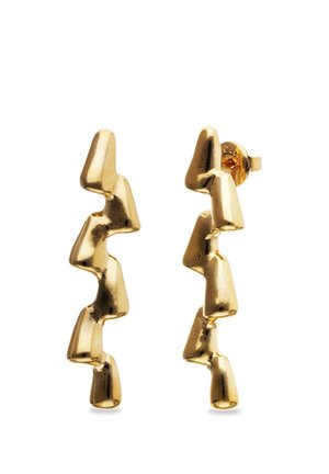 RAÍCES  U - Pendientes - gold-coloured