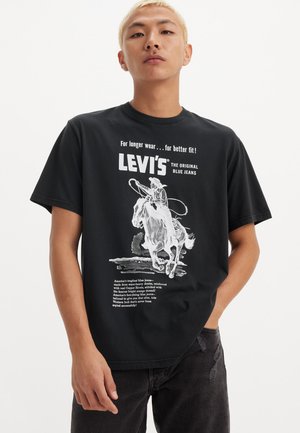 Levi's® SS RELAXED FIT TEE - T-shirt imprimé - caviar