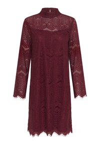 CUIMA LACE SHORT DRESS - Cocktailkleid/festliches Kleid - zinfandel