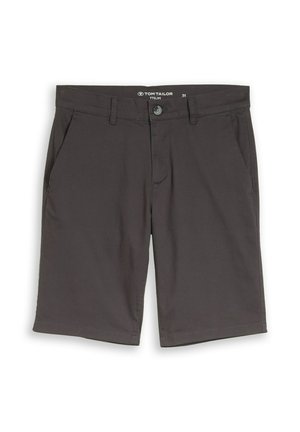 TOM TAILOR, SLIM CHINO SHORTS - Shorts - tarmac grey