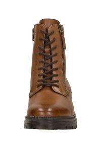 SUB55 SUB55 - Enkellaarsjes met plateauzool - cognac