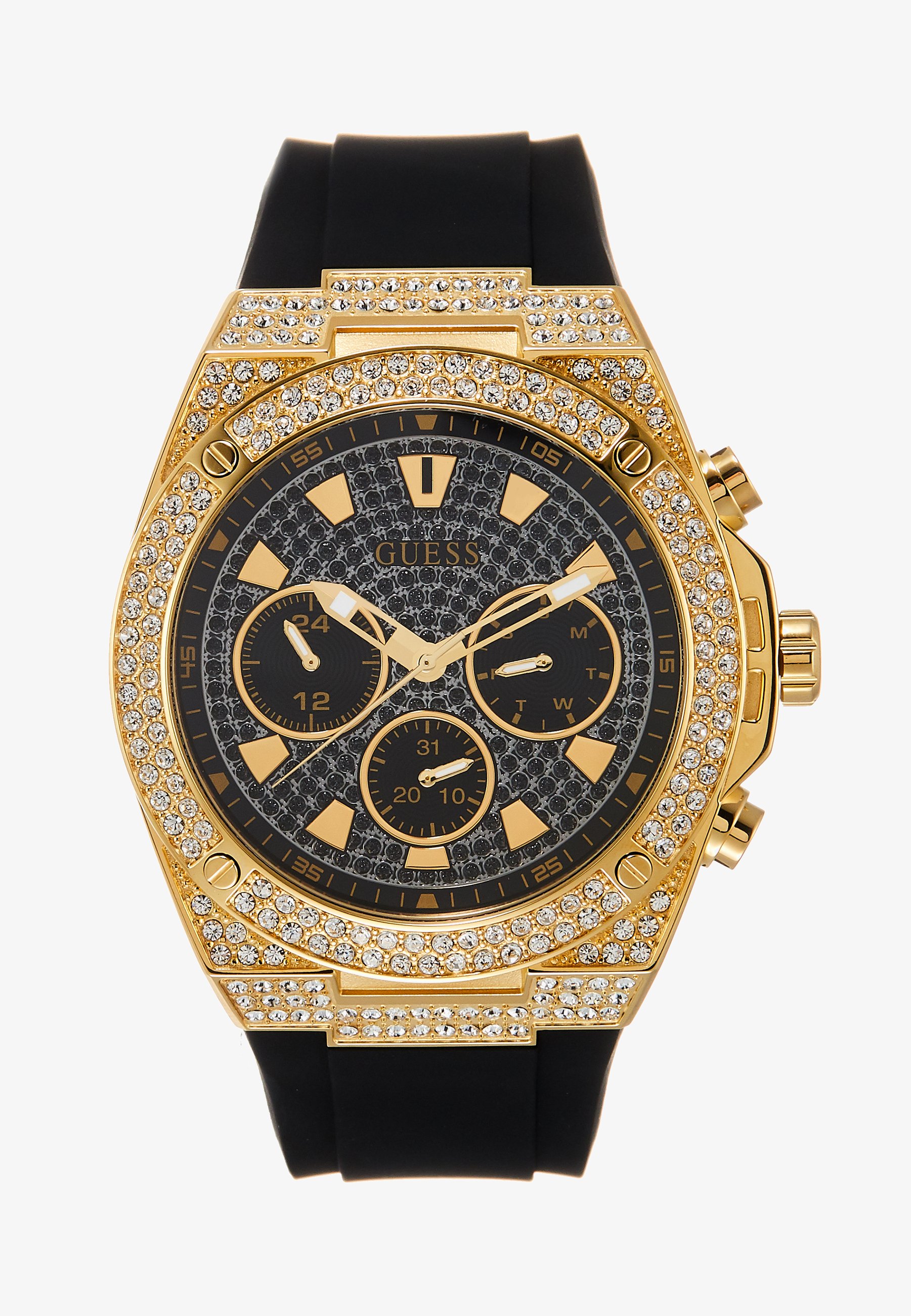Guess watch gold black Clearance