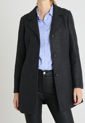 Halflange jas - mottled black