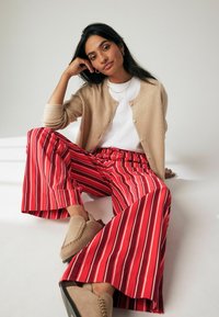 Next ON STRIPE WIDE LEG - Housut - red