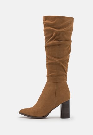 Bottes à talons hauts - khaki
