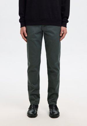 Selected, SLIM NEW MILES FLEX PANT NOOS - Vászonnadrágok - dark shadow
