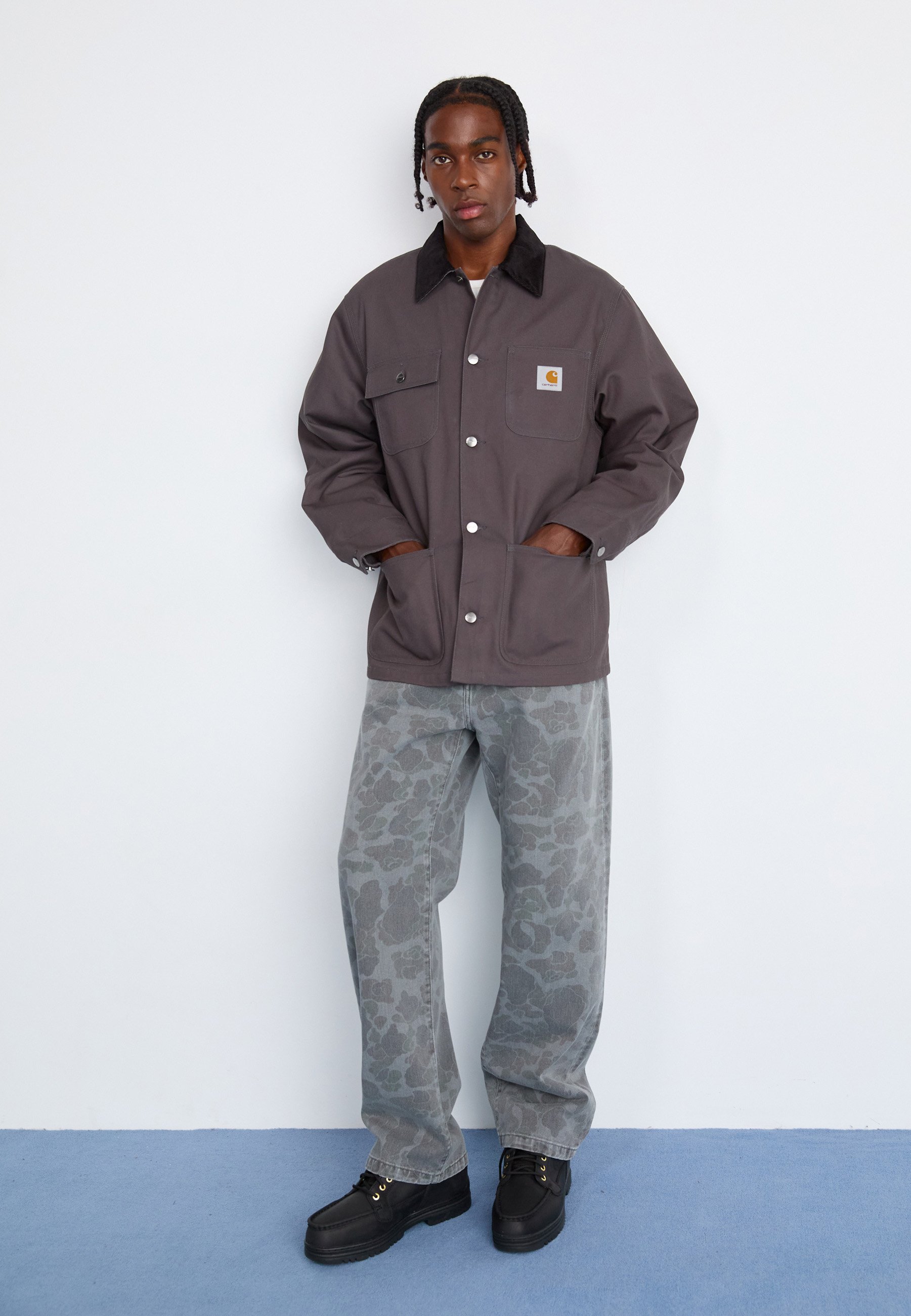 Carhartt WIP MICHIGAN - Light jacket - graphite / black/grey