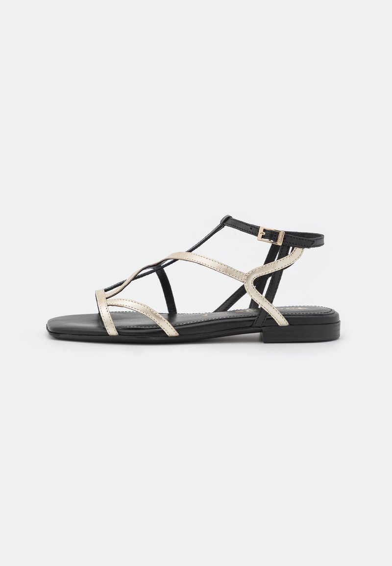Damen Sneaker | Tamaris Riemensandalette black/light gold/schwarz - WC46450 Damen Sneaker | Tamaris Riemensandalette black/light gold/schwarz - WC46450