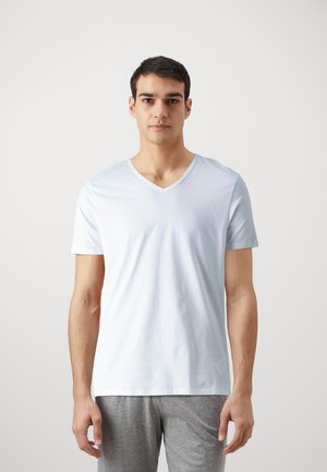 BASIC  VNECK 2 PACK - Potkošulja - white