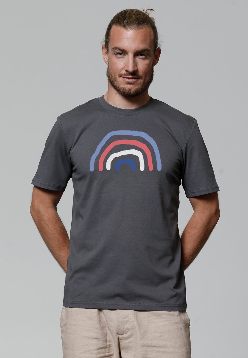watapparel T-shirt print - anthracite